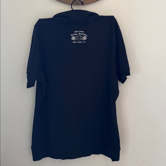 Harley Davidson Zip Up Sweatshirt Short Sleeve Women's Small Oak Lawn IL 1X - Picture 7 of 7